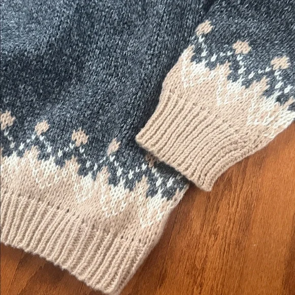 Retro New England Style Fair Isle Sweater - Picture 6 of 11